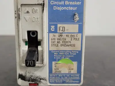 USED WESTINGHOUSE FD2070