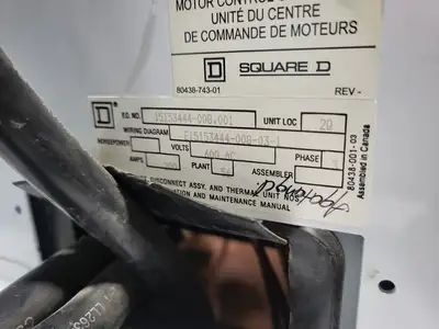 USED SQUARE D MODEL 6