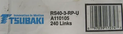 NEW TSUBAKI RS40-3-RP-U ROLLER CHAIN RS403RPU