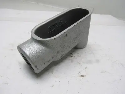 OZ Gedney LB47 1-1/4" Type LB Conduit Body W/O Cover Lot of 2