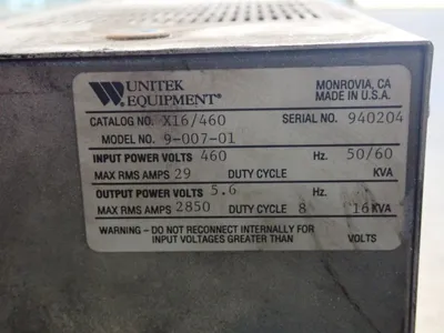 USED UNITEK MIYACHI 900701