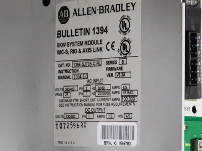 USED ALLEN-BRADLEY 1394-SJT05-C-RL