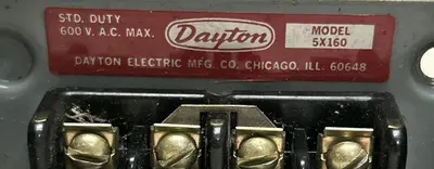 Used DAYTON 5X160 Miscellaneous Equipment (Electrical & Power) | Surplus Asset Holdings #1203692