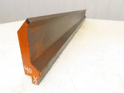 Press Brake Gooseneck Punch Die 40-1/2" Long 90° V 1/4" Finger 3-3/4" H