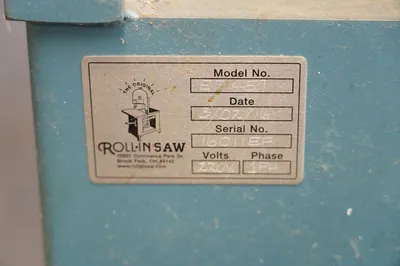 2016 ROLL-IN EF1459 Vertical Band Saws | Levy Recovery Group (7)