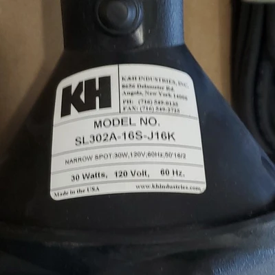 NEW K&H Industries Inc. SL302A-16S-J16K