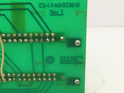 Rexroth ES-43-A8-0338-B Rev 1 Card Holder Adapter Dual 2 Slot
