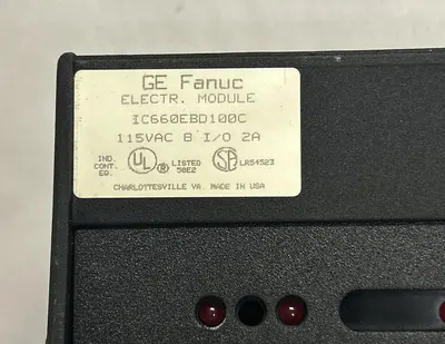 Used GE FANUC IC660EBD100C PLC Input & Output Ohio US | Surplus Asset Holdings #1236921