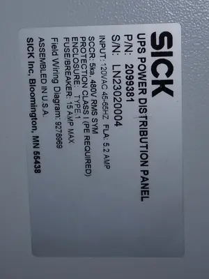 Sick  Control Cabinet
