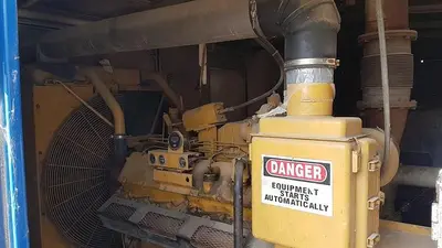 USED EMSCO F-500 TRIPLEX MUD PUMP