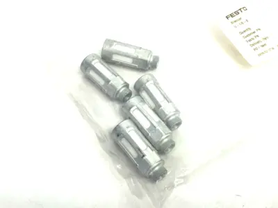 New | in-Stock Festo Pneumatic Silencer Muffler G1/8" Threads 6841 5-PACK Muffler Equipment Michigan US | Maverick Industrial Sales #1413492