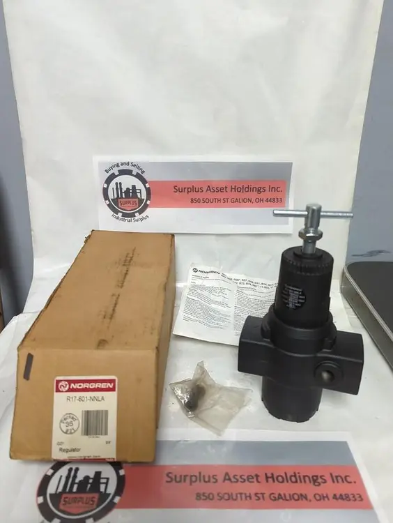 New | in-Stock NORGREN R17-601-NNLA Air Pressure Regulators Ohio US | Surplus Asset Holdings #1403085