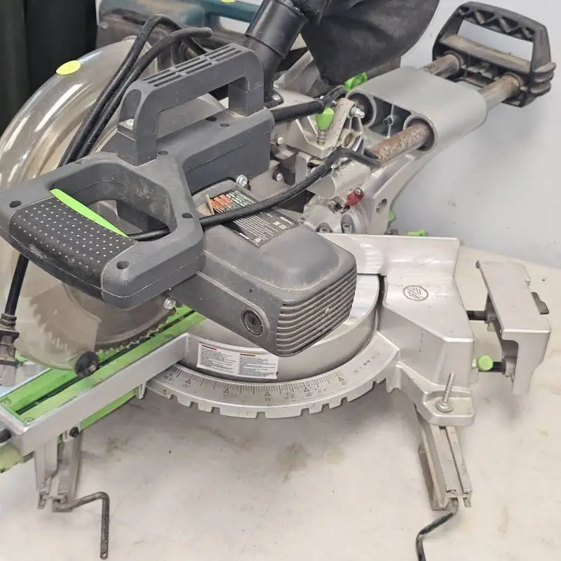Genesis Sliding Compound Saw, Runs but needs new Trigger Switch