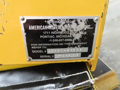 Econo Lift Pneumatic Tilt Table Tote Tipper 8000lbs 30° Degree 55 x 44" Top