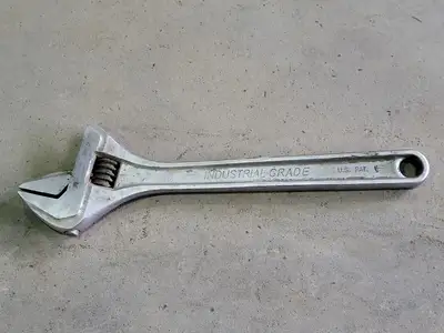 8", 10", 12" and 15" Adjustable Wrench Set