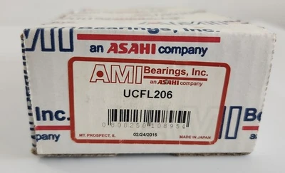 New | in-Stock AMI UCFL206 Bearings Indiana US | J&J Industrial Supply #513721