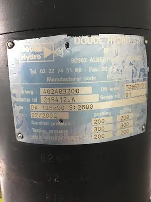 USED DOUCE HYDRO DA 125X90 S:2600