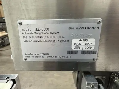 USED TERAOKA ILE-3600