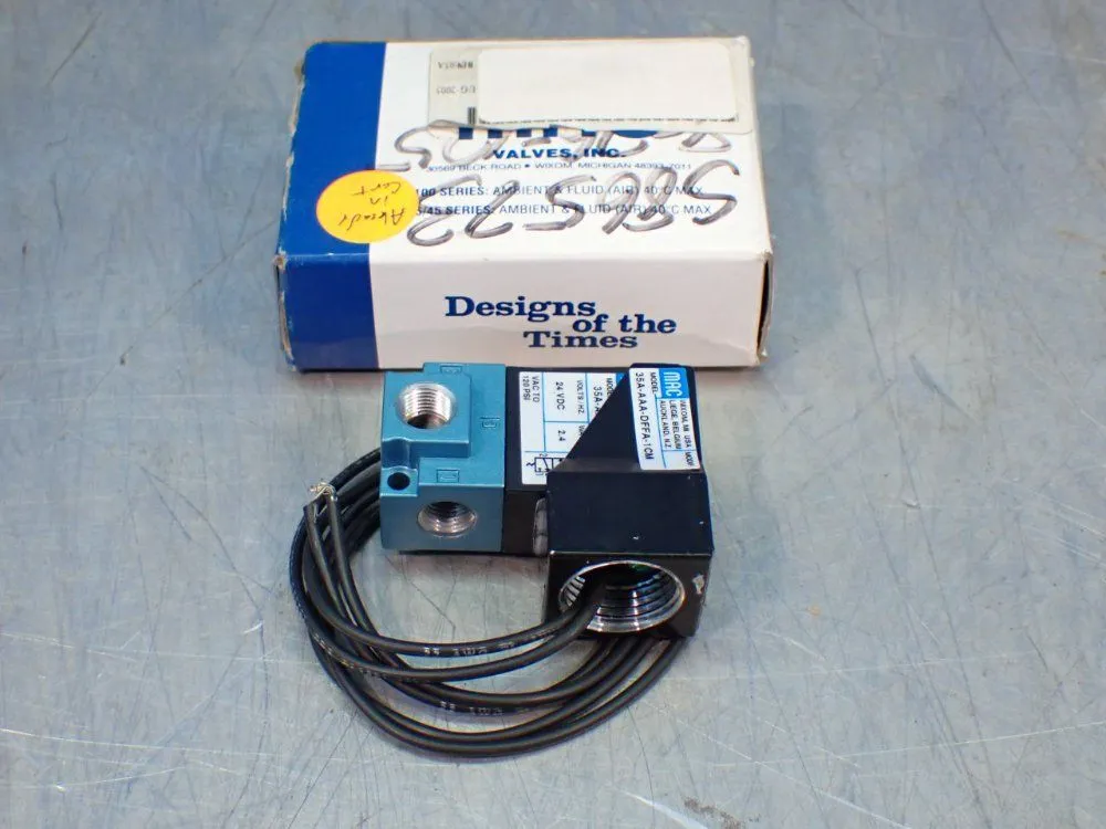 New | in-Stock MAC VALVES 35AAAADFFA1CM Pumps Ohio US | HGR 24 #1134168