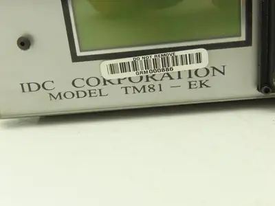 IDC TM81-EK Press Load Monitor Control Panel 120VAC