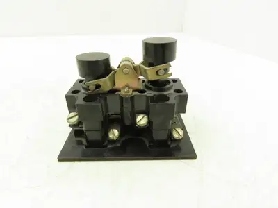 Maintained Push Button Start Stop Light Motor Interlock Switch Black VTG