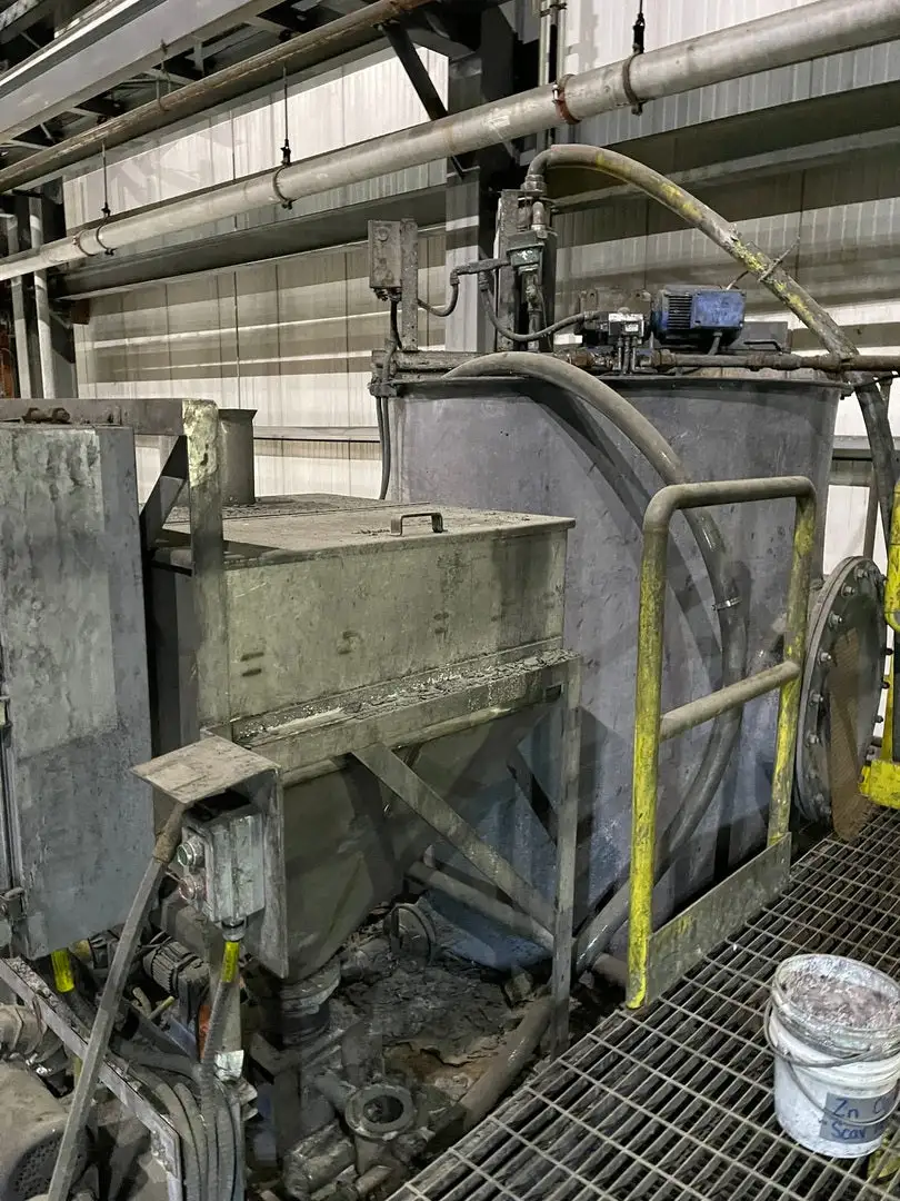 Stainless Steel Bulk Super Sack Bag Unloader w/ Dust Collector & Push Control
