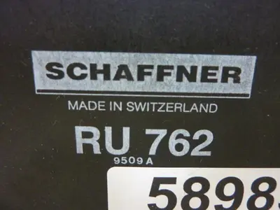 USED SCHAFFNER RU 762