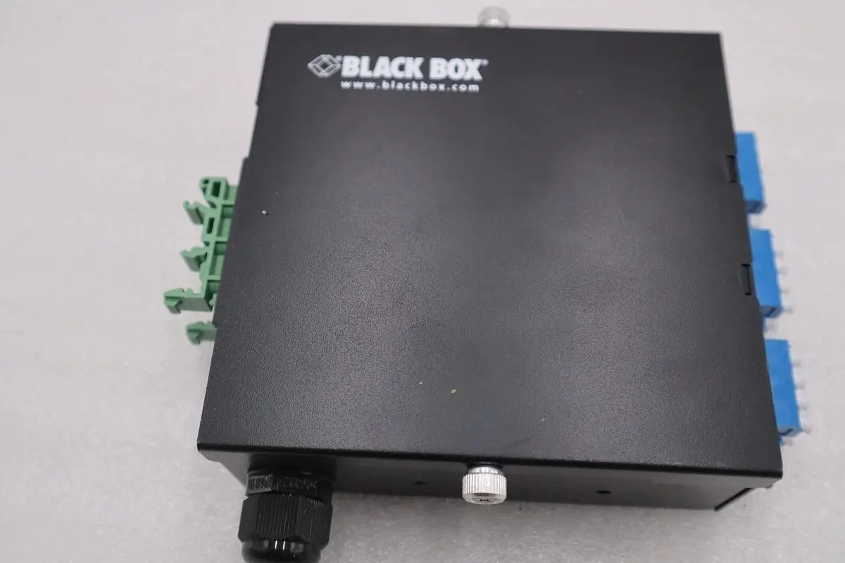 Black Box JPM398A JPM39 Series DIN Rail Mini Fiber Enclosure STOCK K-1117-A