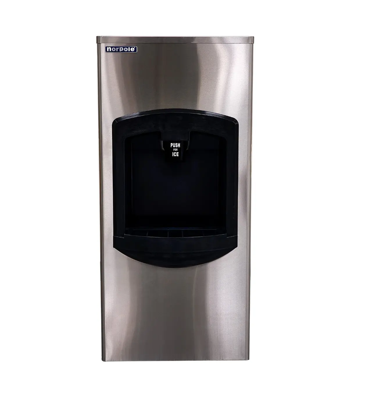 Magic Chef 350 LBS. FREESTANDING COMMERCIAL ICE MAKER IN STAINLESS STEEL WITH DISPENSER