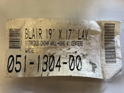 New Eljer 051-1304-00 Blair 19″x17″ White Vitreous China Wall-Hung Lavatory Sink