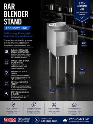 Bar Blender Stand