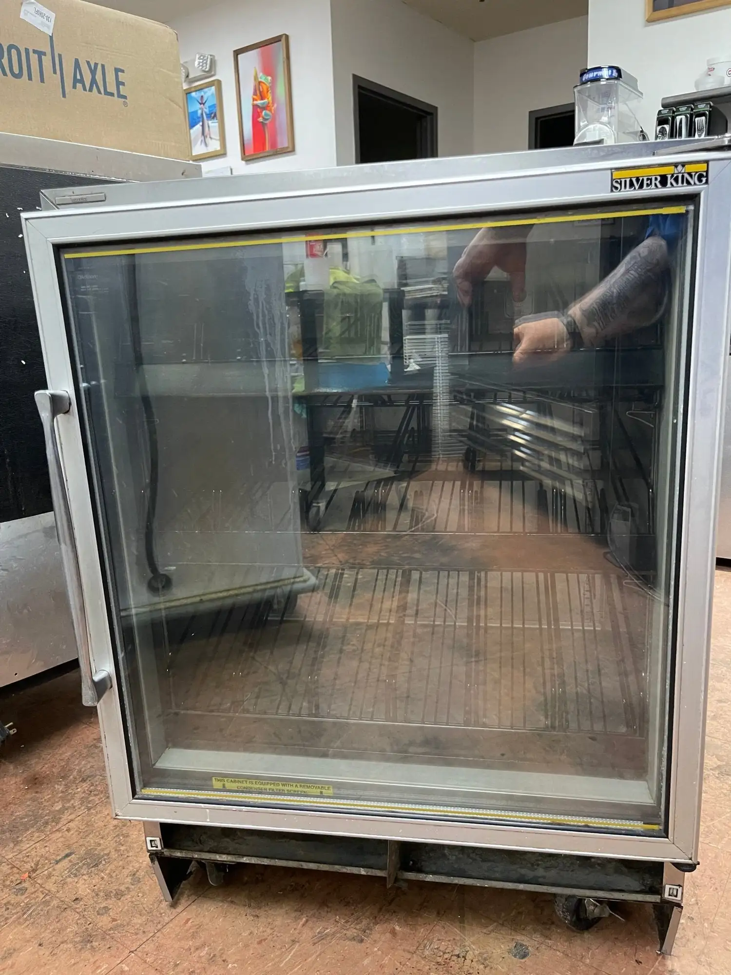 Used Silver King Used Silver King SKF27GB Commercial Glass Door Display Freezer 120V - JS Display Freezers Illinois US | Falcon Restaurant Supply #1376362