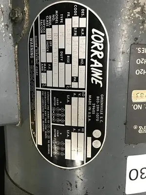 USED LORRAINE R604130D J823