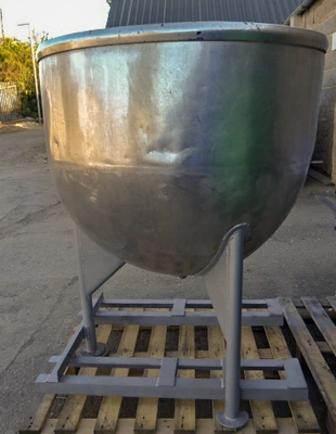 450L S/S Open Top Hemispherical Pan