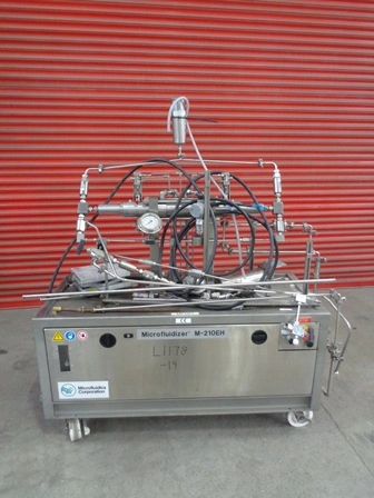 Used MICROFLUIDICS M-210E/H Homogenizers GB | Perry Equipment #120815