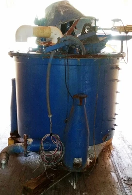 (2) Sanborn 30 x 18 perforate basket centrifuges, 316SS.