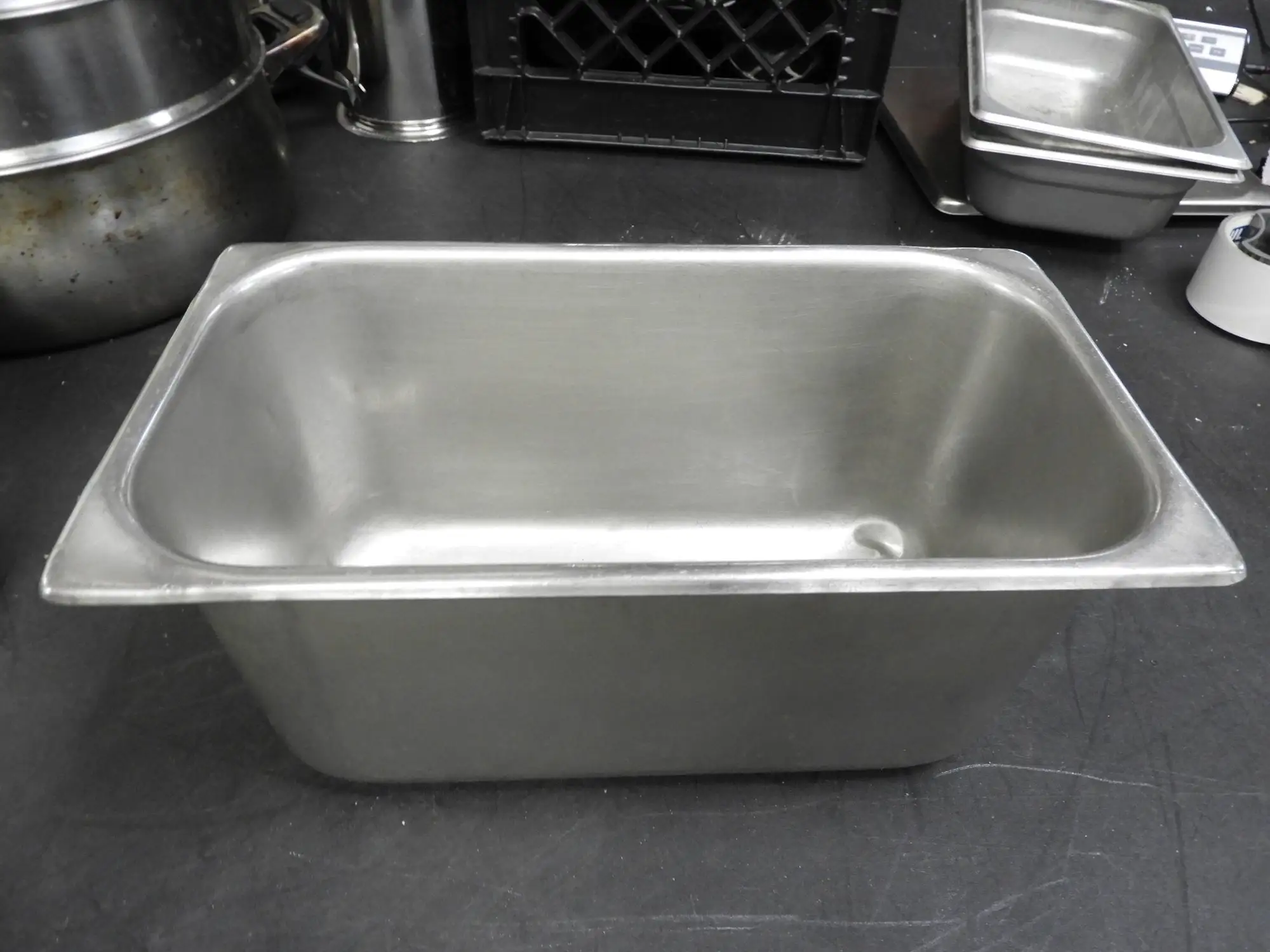 Used Isaac Peoria Used 1/3 Size Stainless Steel Steam Table / Hotel Pan - 6" Deep C IP Steam Pans Illinois US | Falcon Restaurant Supply #1376566