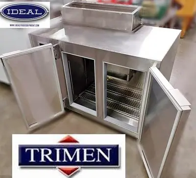 Trimen - 48" refrigerated prep table