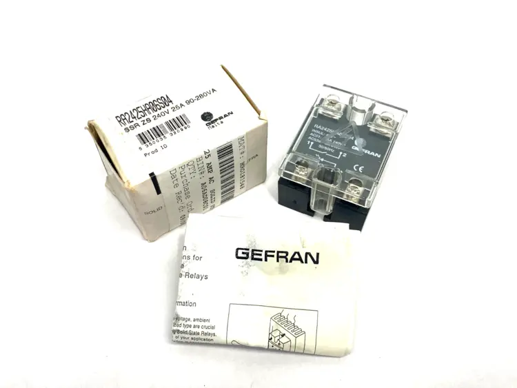 Used GEFRAN SOLID-STATE RELAY SSR ZS 240V 25A 90-280V Relays & Switches | Maverick Industrial Sales #1113204