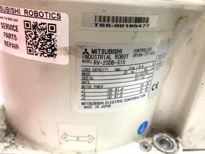 Used Mitsubishi Industrial Robot, Melfa CR1DA-771-S15 Control and R32TB Pendant Robots Michigan US | Maverick Industrial Sales #1401603