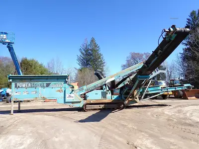 Used 2007 POWERSCREEN CHIEFTAIN 1400 Vibratory Screens Massachusetts US | Brookside Equipment Sales #1422207