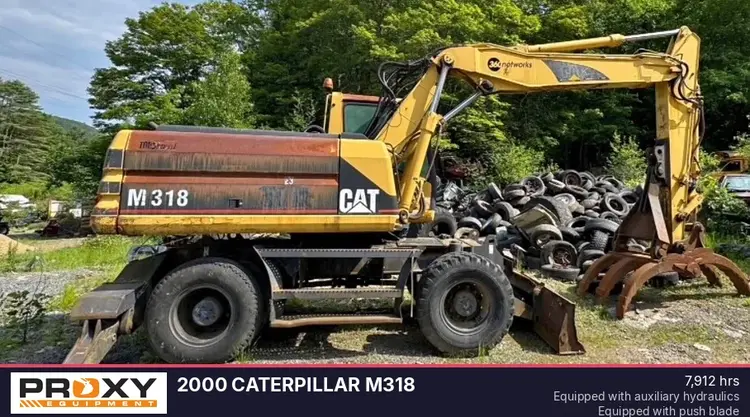 Used 2000 CATERPILLAR M318 Excavators New Hampshire US | Proxy Equipment #1378435