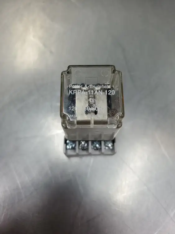 Used Potter & Brumfield / Eaton KRPA-11AN-120 120V Relay w/Eaton D3PA3 Base Relays & Switches | Palmetto Automation #1155844