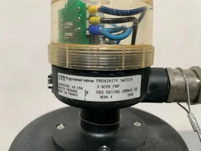 USED 3 ITT PURE-FLO 1.5" A217 DIAPHRAGM ACTUATORS & 2 1" A290 DIAPHRAGM ACTUATORS