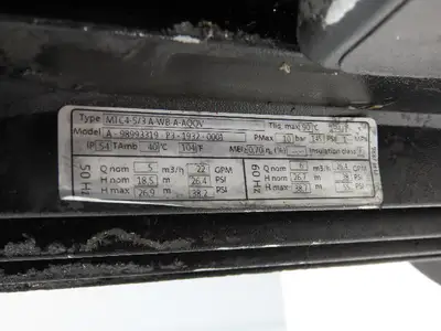 Grundfos MTC4-5/3 A-WB-A-AQQV Coolant Pump 26gpm 1.5Hp 230/460V 3PH 3/4"NPT