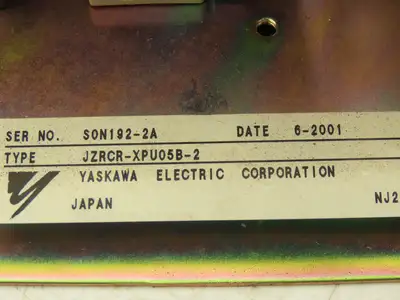 Yaskawa JZRCR-XPU05B-2 Robot Servo Controller Power Supply