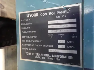 York Control Panel