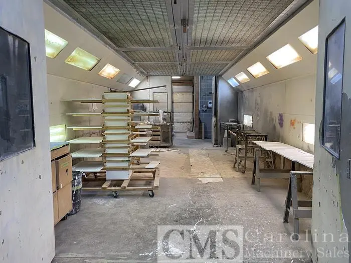 Used 2005 MARATHON FINISHING SPRAY BOOTH Woodworking Complete Operations North Carolina US | CAROLINA MACHINERY SALES #422165