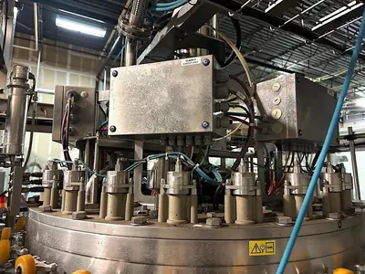 Complete KOSME Bottling Line Includes Depalletizer, Barifill Glass Filler & Flexa Labeler