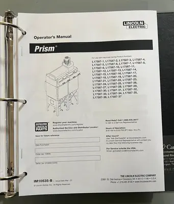 LINCOLN ELECTRIC WELD FUME CONTROL SYSTEM(NEW & NEVER INSTALLED) STOCK # 0888525